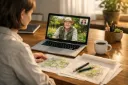 Paysagiste: plan 2D jardin & Cahier d'ambiances · À distance